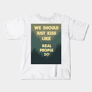 Real People Mountains Kids T-Shirt